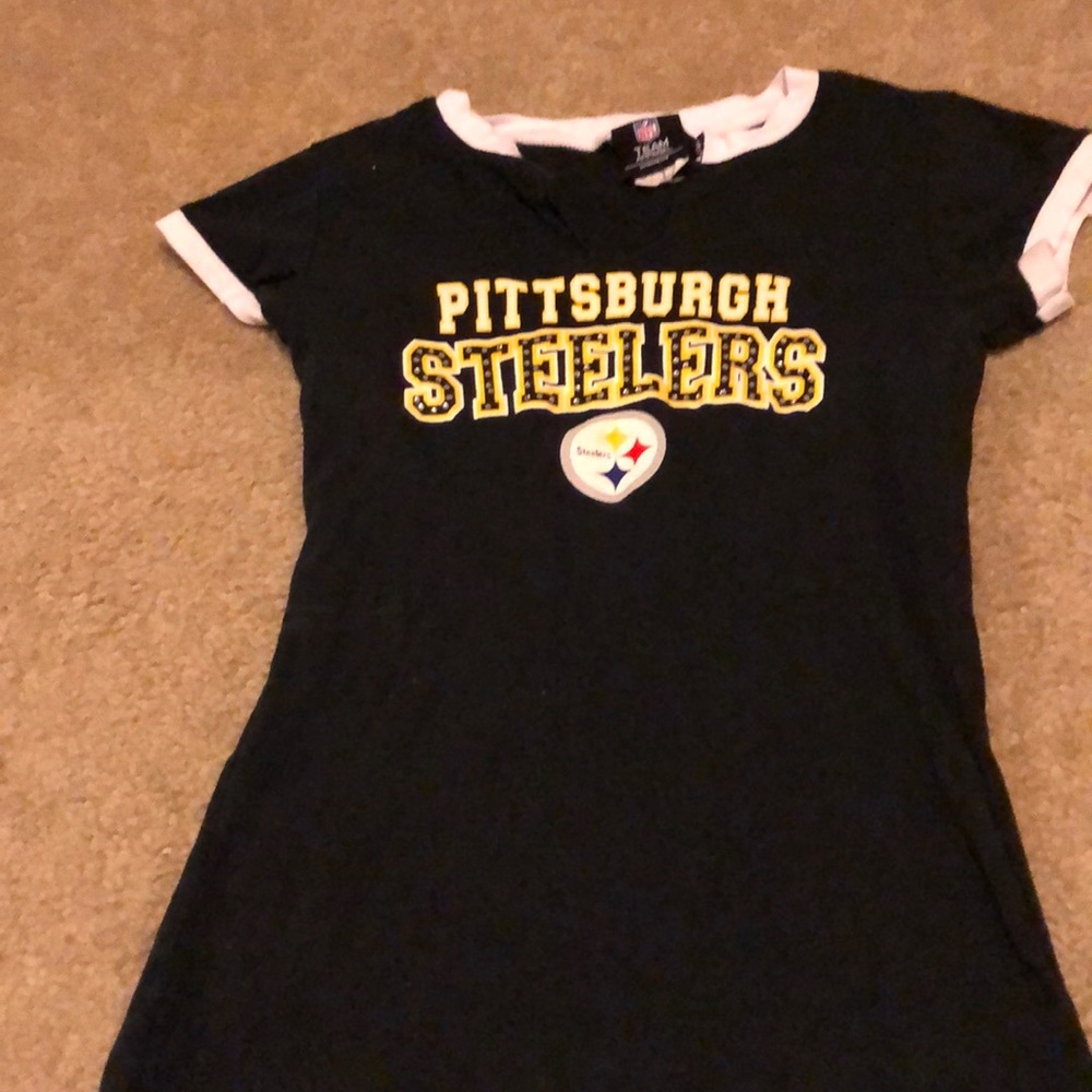 Black, Pittsburgh Steelers Tee